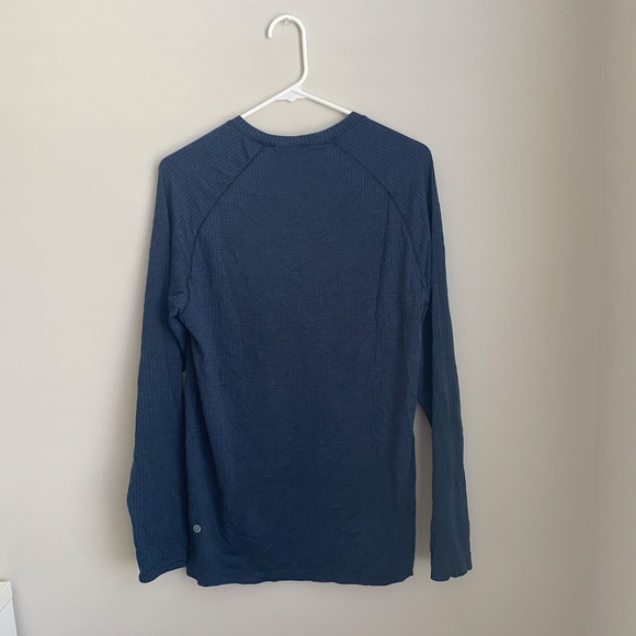 Lululemon Athletica Navy Long Sleeve - Men's Large - Picture 2 of 3